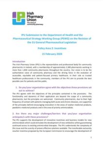 IPU Submission to the DoH and the (PSWG) on the Revision of the EU General Pharmaceutical Legislation A2 Feb 2024